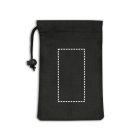 BERNAL. Újrahasznosított poliészte (100% rPET) fitness hűsítő törlőkendő nem szőtt tasakkal